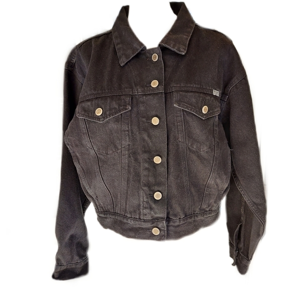 bill blass Other - Bill Blass Men's Black Denim Jean Jacket